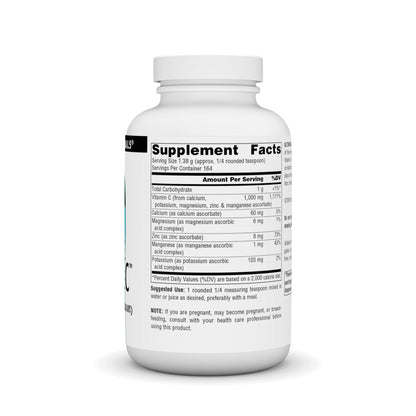 Suplemento vitamina c Source Naturals 1000 mg polvo envase frontal