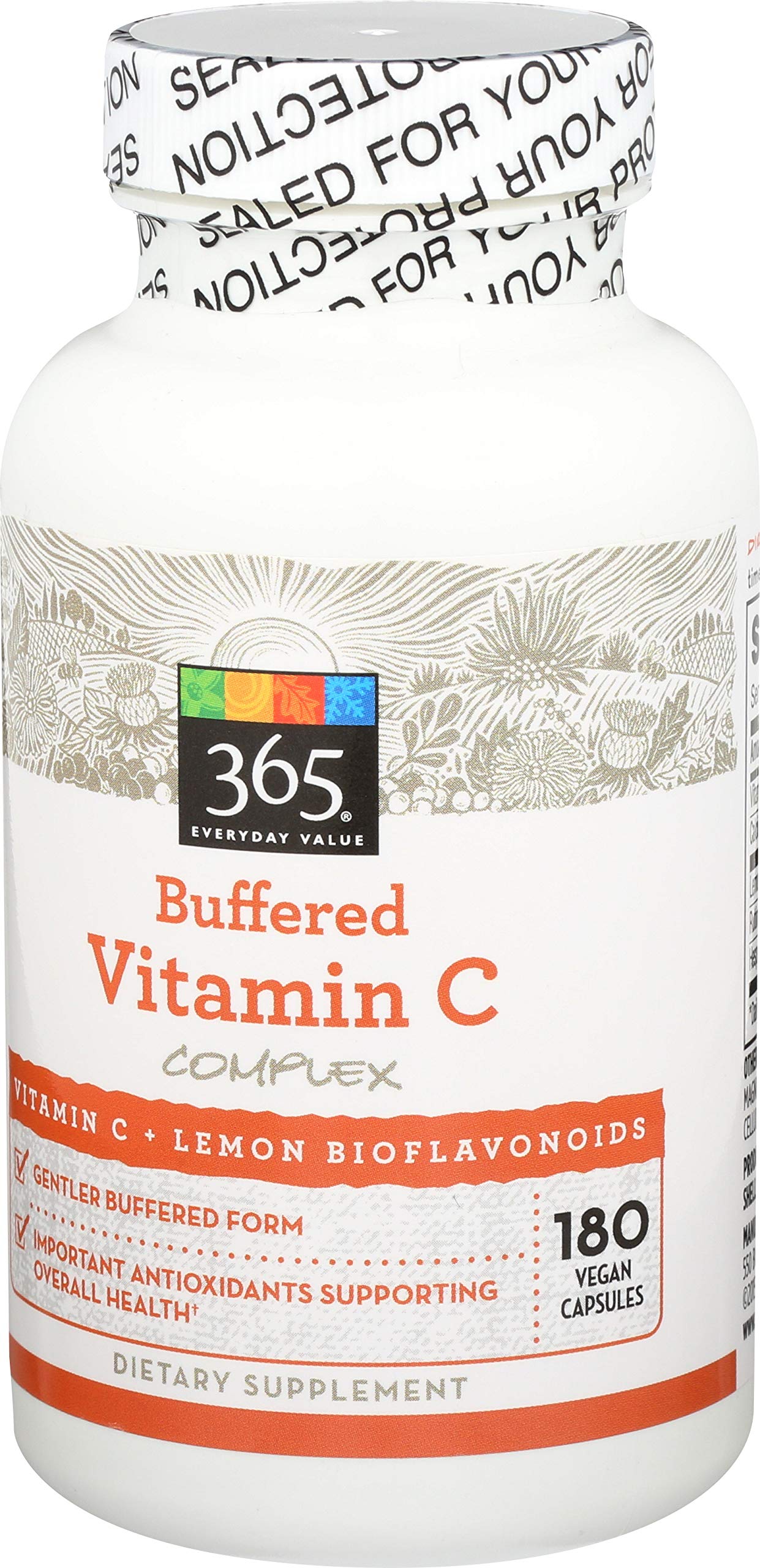 Suplemento vitamina C tamponada 365 Everyday Value