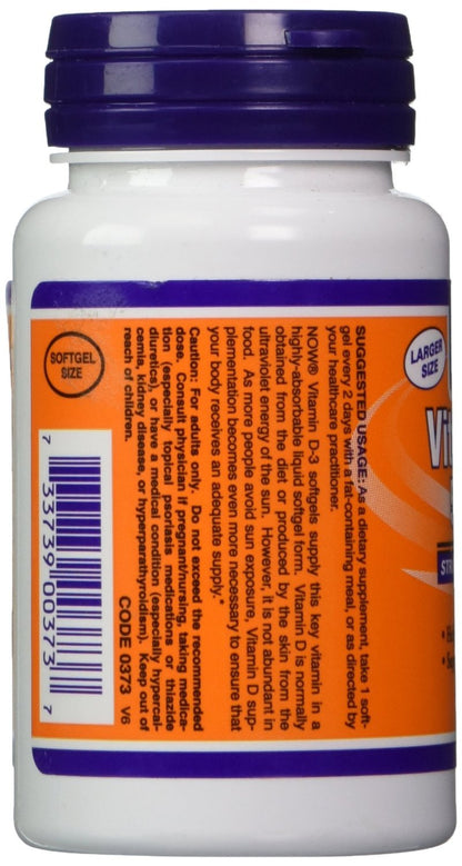 Suplemento Vitamina D-3 alta resistencia