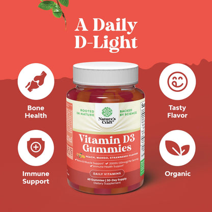 Suplemento de vitamina D y arándano para hombres y mujeres