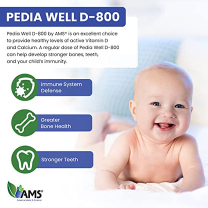 suplemento vitamina d gotero pediawell 50 ml calidad usa