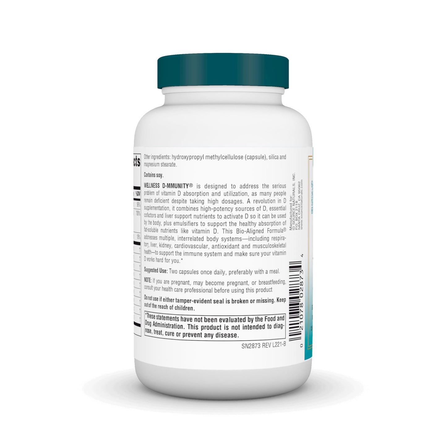 Suplemento vitamina D Source Naturals Wellness D-mmunity