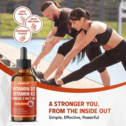 Suplemento Nessarit con vitamina D3 10,000 UI y vitamina K2