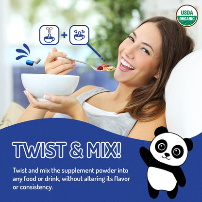 Suplemento de vitamina D3 20 mcg orgánico THIN PANDA