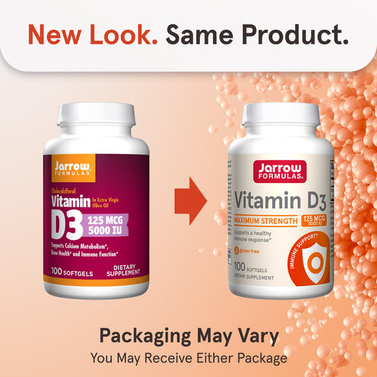 Suplemento vitamina d3 jarrow formulas 100 cápsulas