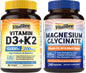 Suplemento Vitalibre Vitamina D3 K2 y Magnesio Glicinato