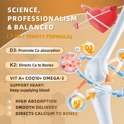 Suplemento vitamina D3 K2 con Omega-3 y CoQ10 Greenpeople