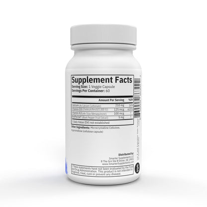 Suplemento vitamina D3 K2 para salud ósea y cardiovascular