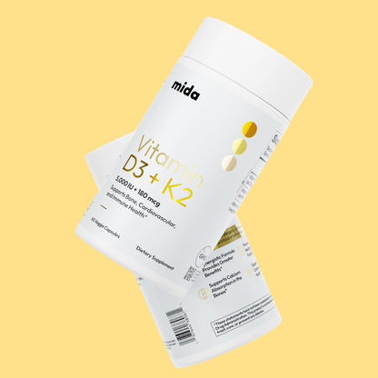Suplemento vitamina d3 k2 para salud ósea e inmunidad
