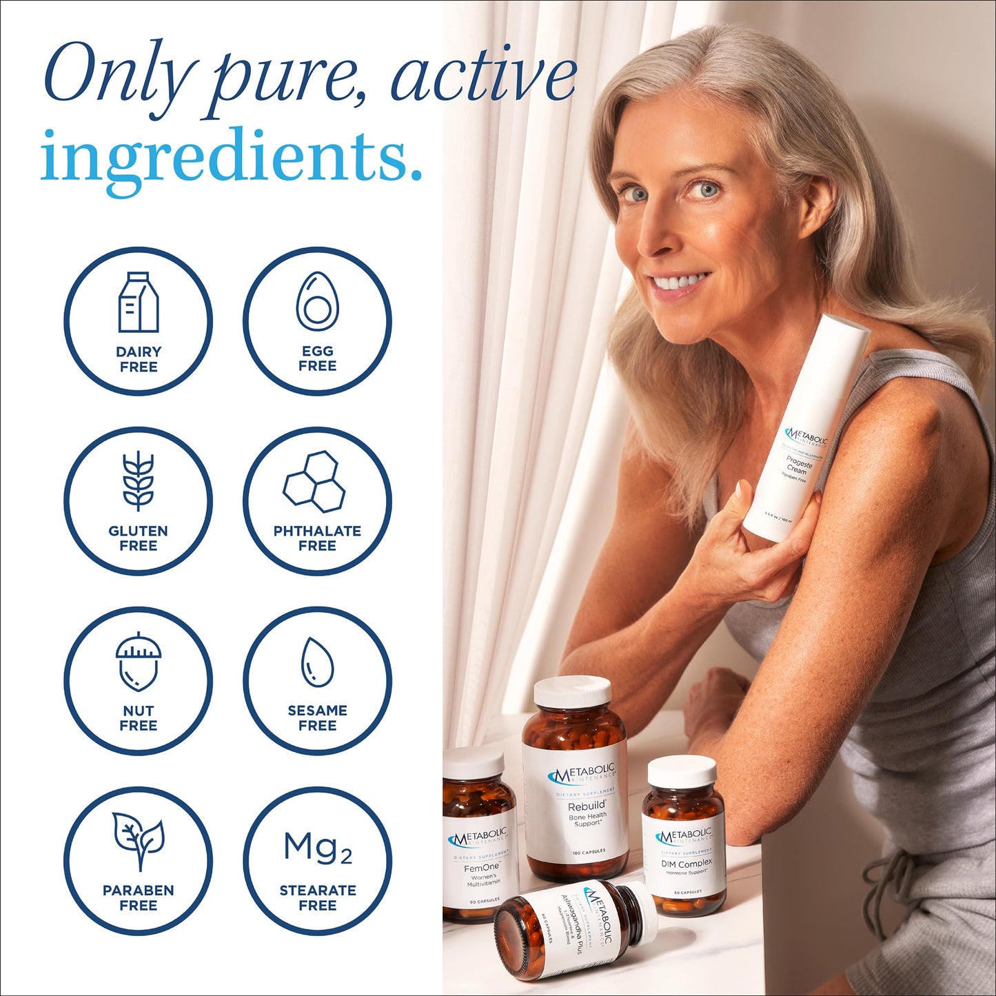 Suplemento vitamina d3 cápsulas Metabolic Maintenance absorción superior
