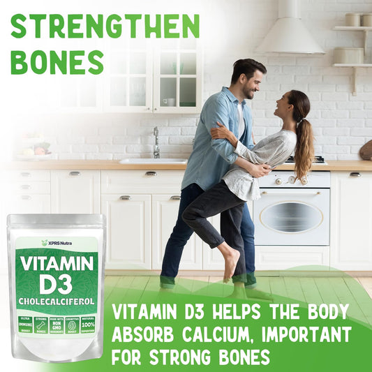 suplemento vitamina d3 polvo sin sabor para huesos