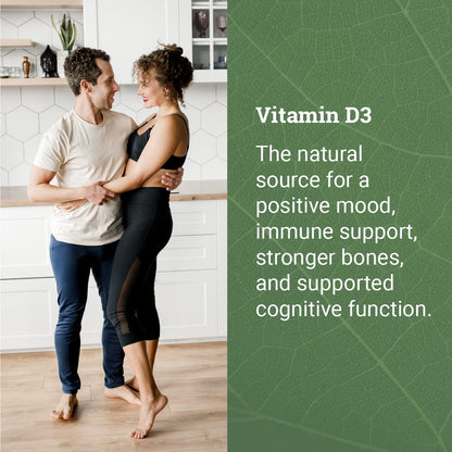 Suplemento orgánico de vitamina D3 vegana y remolacha