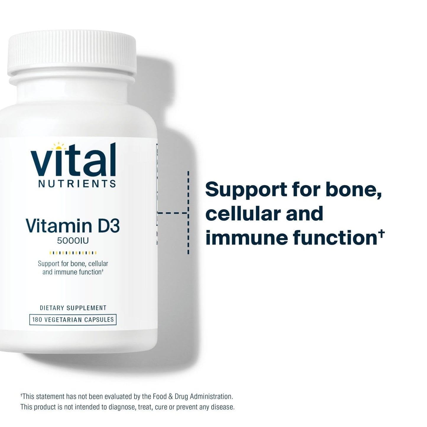 Suplemento vitamina d3 Vital Nutrients envase frontal