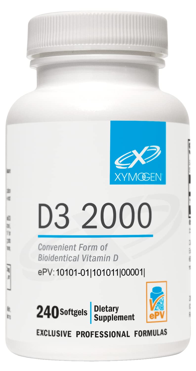 Suplemento vitamina D3 XYMOGEN cápsulas blandas 240 unidades