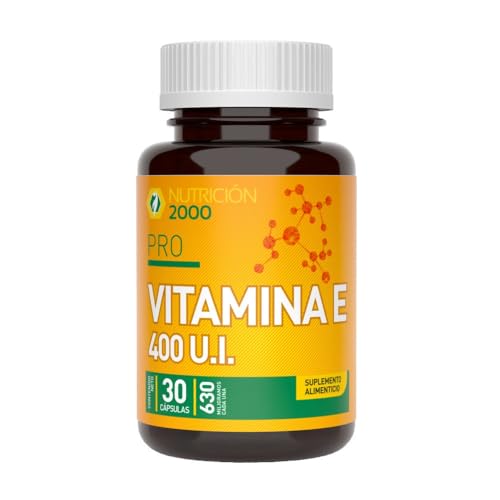 Suplemento vitamina e 400 ui cápsulas color amarillo