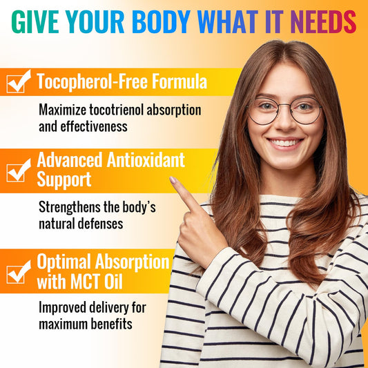 Suplemento vitamina e antioxidante tocotrienoles sin tocoferol