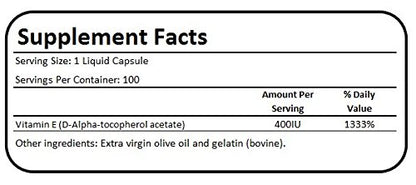 Suplemento vitamina e livatone antioxidante capsula