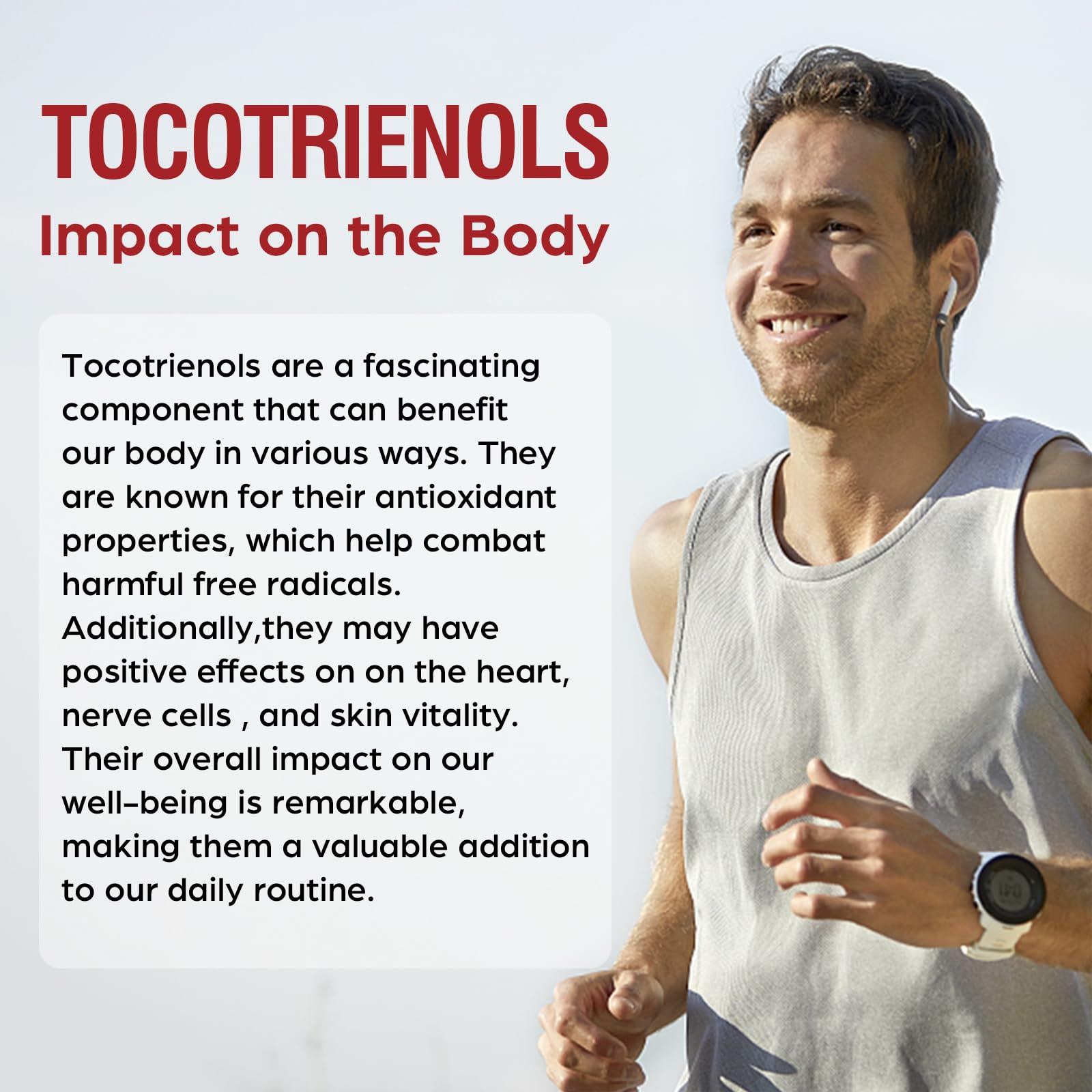 Suplemento vitamina E tocotrienol Kroppssund envase lateral