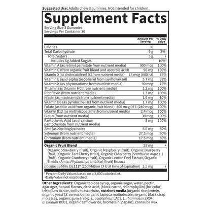 Suplemento de vitamina para hombres con apoyo digestivo y probióticos