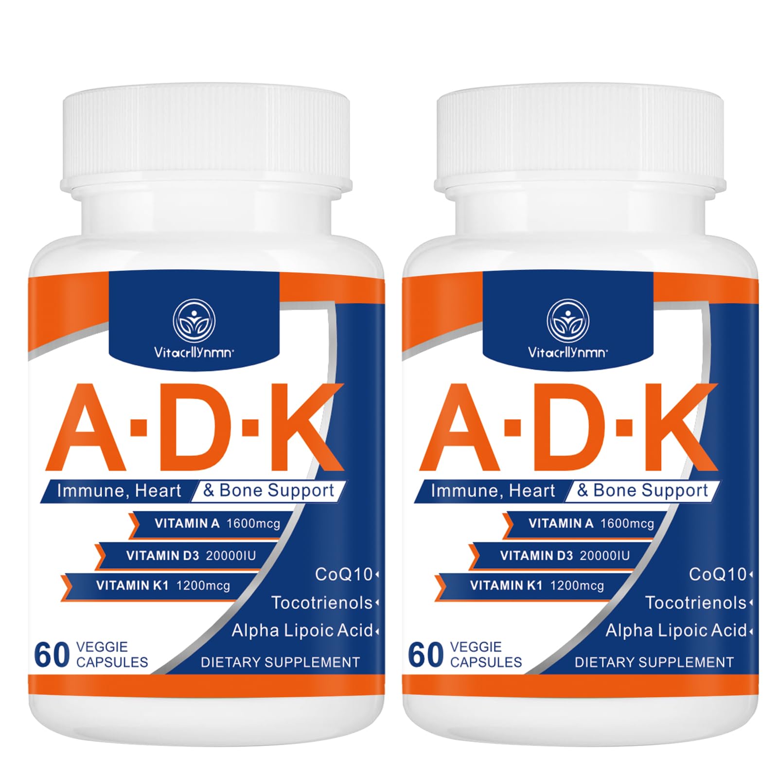 Suplemento vitaminas ADK 20000 UI VITACRLLYNMN cápsulas