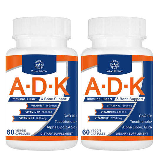 Suplemento vitaminas ADK 20000 UI VITACRLLYNMN cápsulas