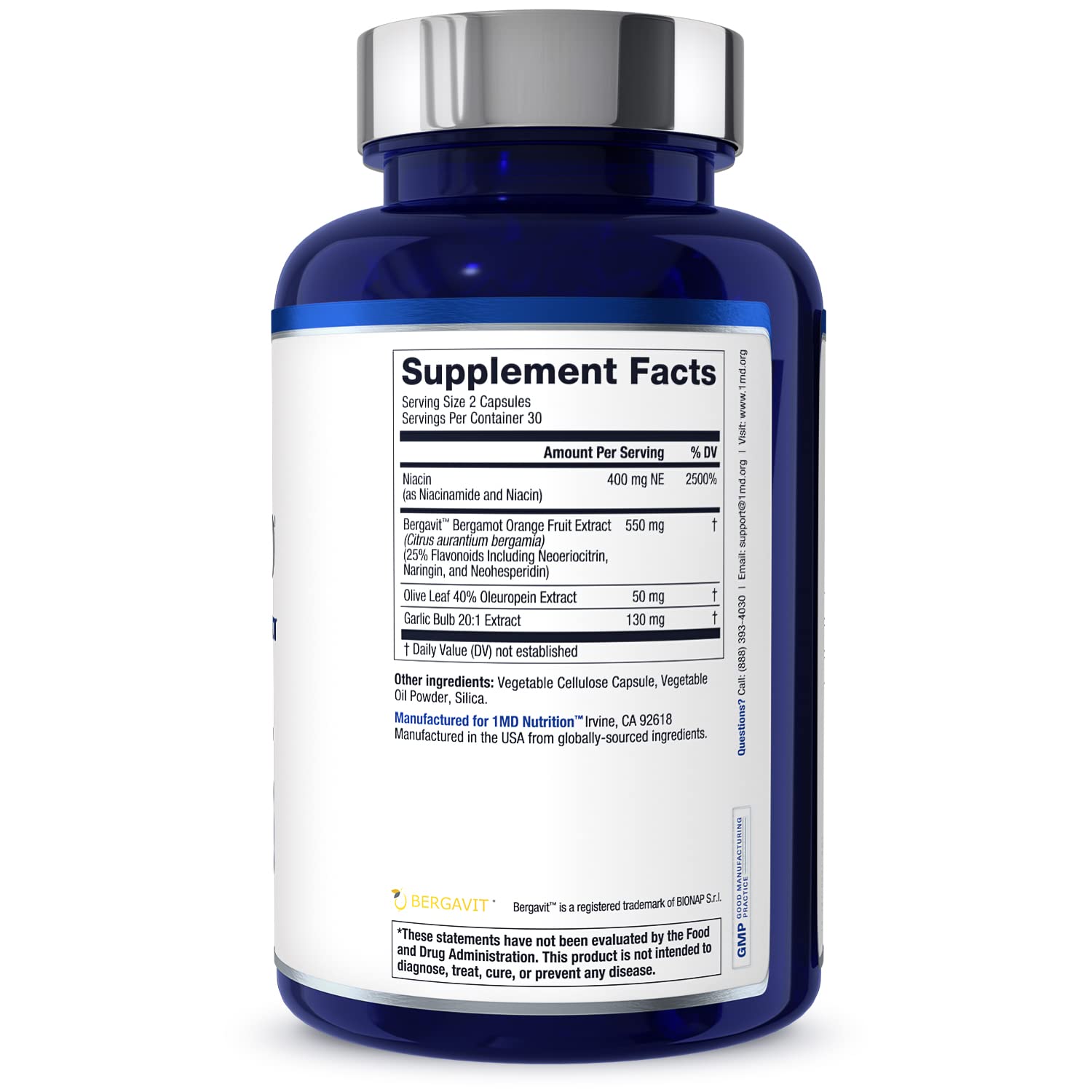 Suplemento vitaminas y antioxidantes CholestMD 1MD