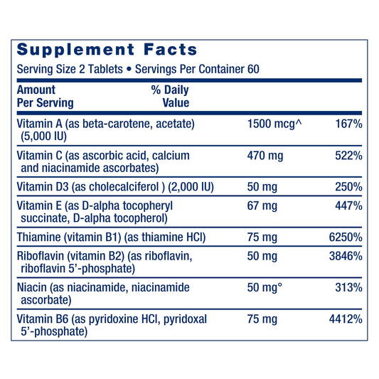 suplemento vitaminas minerales alta potencia
