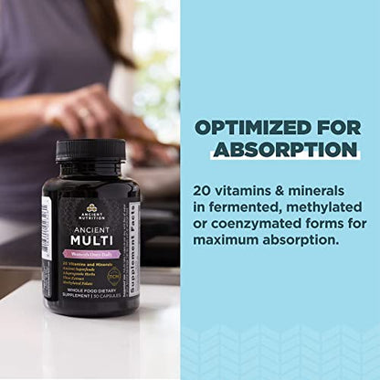 Suplemento vitaminas mujeres, 20 vitaminas y minerales
