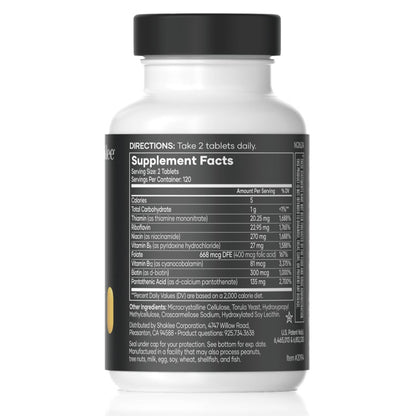 Suplemento vitamínico B-Complex | Energía diaria