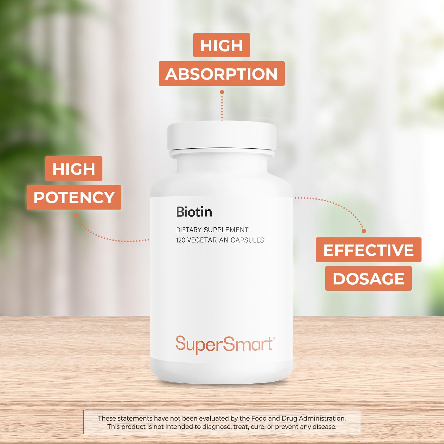 Suplemento vitamínico biotina para belleza cabello piel uñas