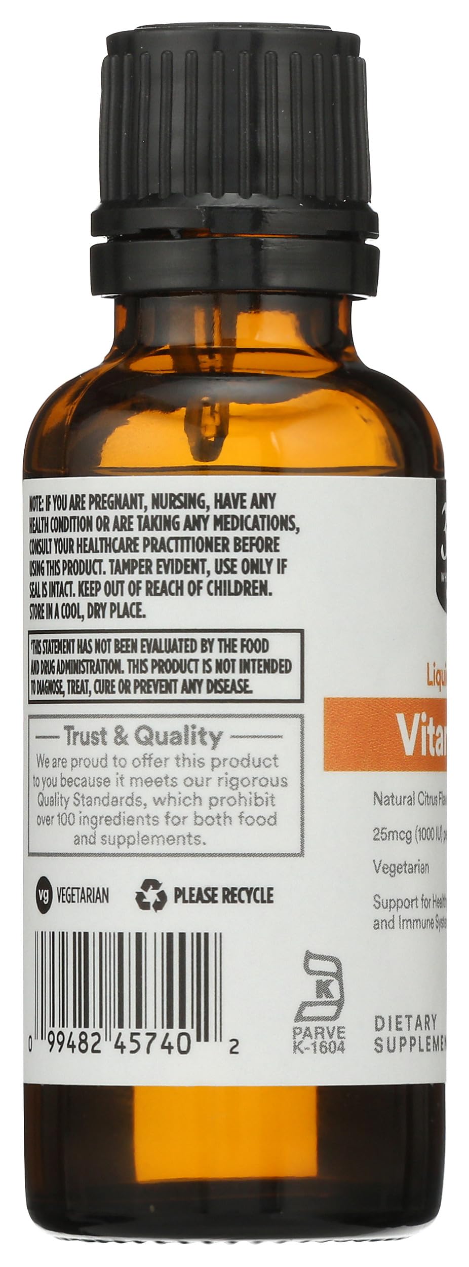Suplemento vitamínico D3 cítricos