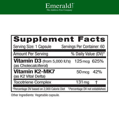 Suplemento vitamínico EMERALD LABS zinc y magnesio para inmunidad