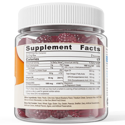 Suplemento vitamínico gomitas b12 b6 Nextdia sin azúcar