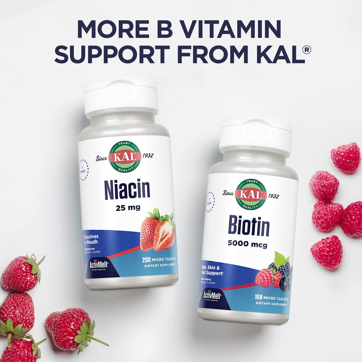 Suplemento vitamínico KAL Ultra B12 10,000 mcg metilcobalamina