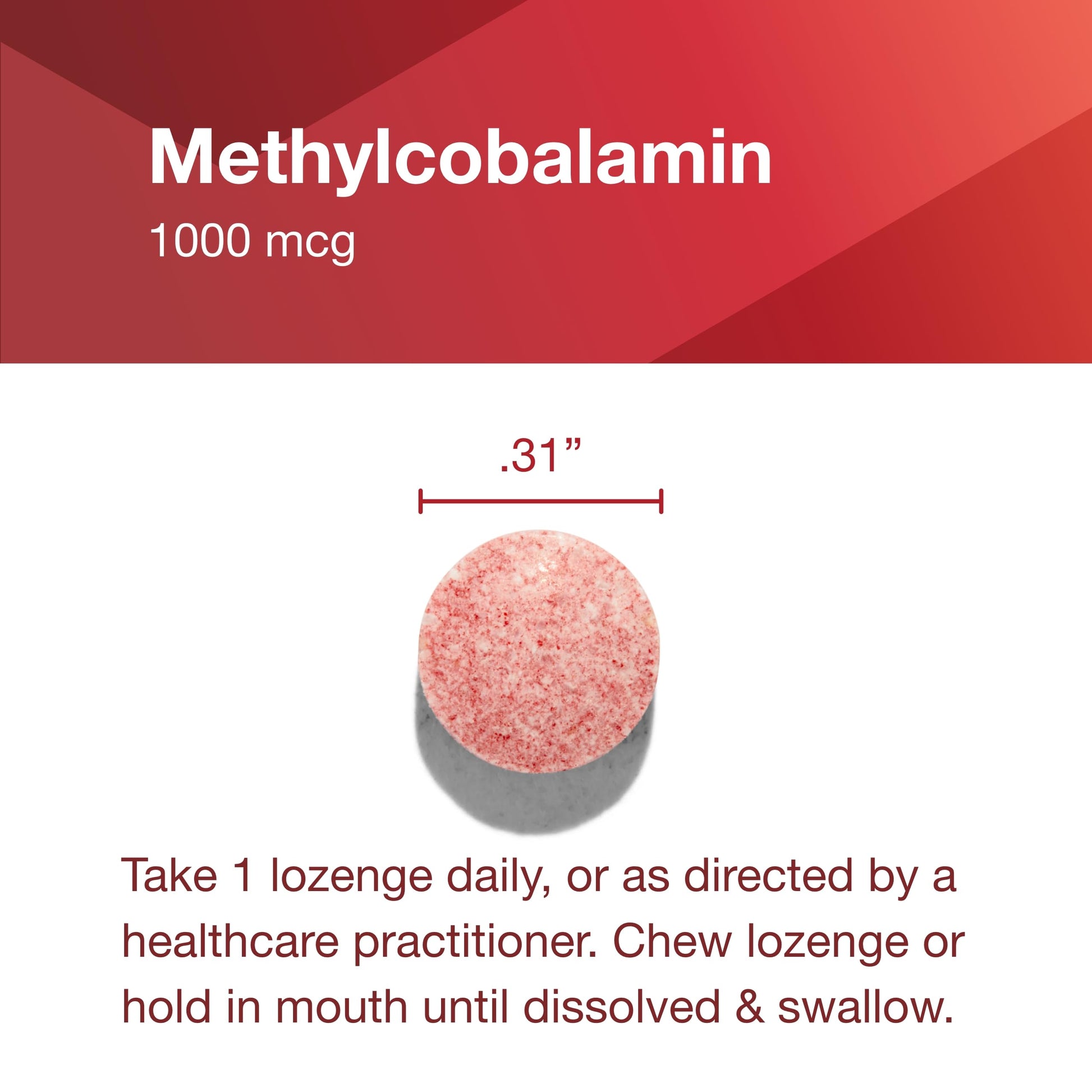 Suplemento vitamínico Metil B12 apoyo sistema nervioso