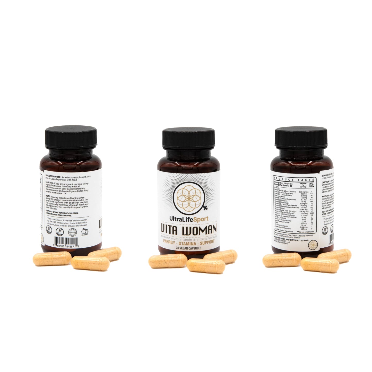 Suplemento vitamínico para mujeres Ultra Life Sport VITA Woman