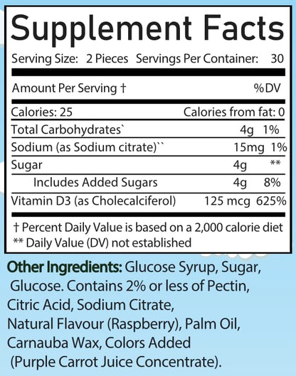 Suplemento vitamínico Organic Strength vitamina D3