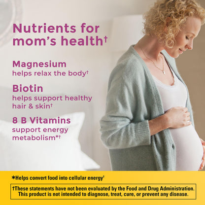 Suplemento vitamínico prenatal para apoyo fetal y materno