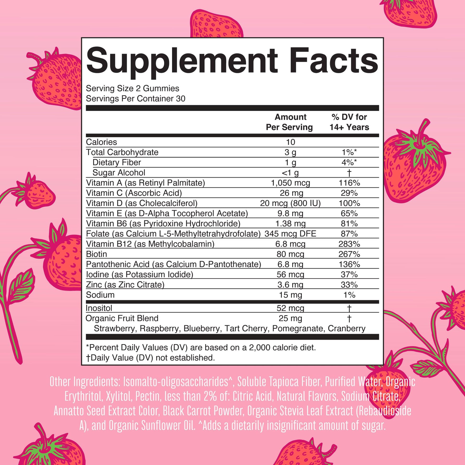 Suplemento vitamínico prenatal y postnatal orgánico MaryRuth