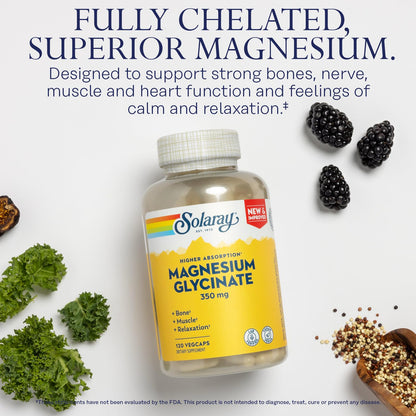 Suplemento vitaminico solaray para absorción calcio y soporte huesos