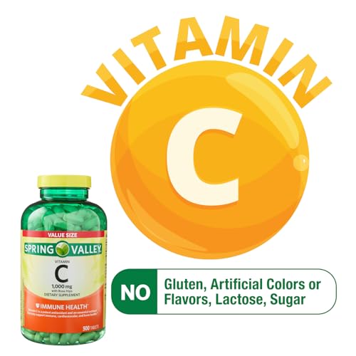 Suplemento vitamínico Spring Valley vitamina C con rosa mosqueta