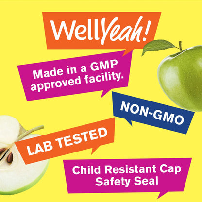 Suplemento WellYeah gomitas con vitaminas C, D3, K2 sin gluten