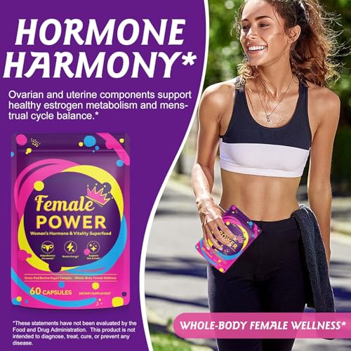 Suplemento YHFGTTIO multivitamínico para salud femenina y vitalidad