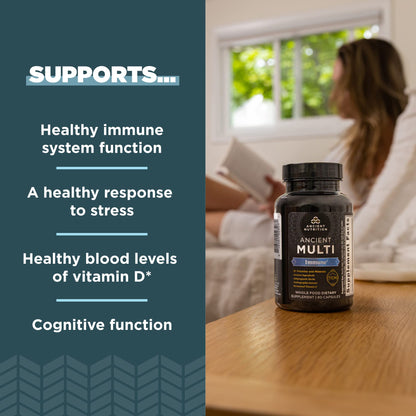 Suplementos Ancient Nutrition Cápsulas Multi Immune y Probióticos