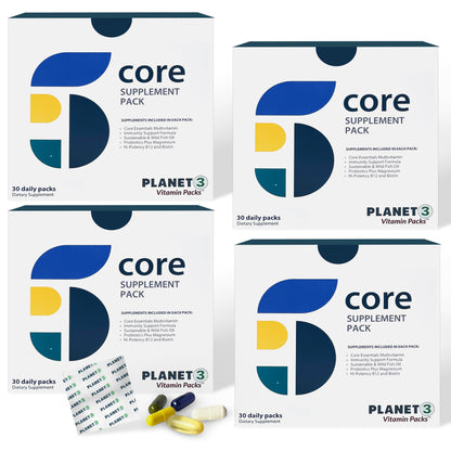 Paquete de suplementos core de Planet 3 para hombres y mujeres