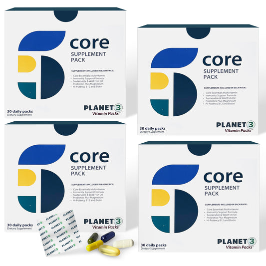 Paquete de suplementos core de Planet 3 para hombres y mujeres