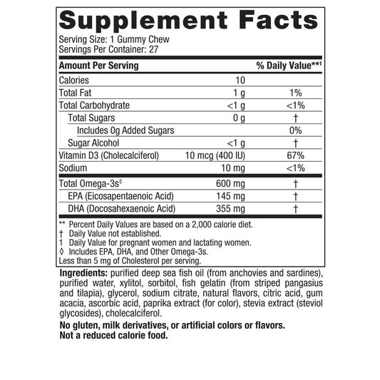 Suplementos de embarazo con omega-3 y vitamina D