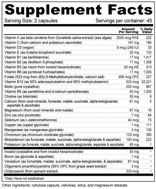 Suplementos Energía Diaria Multivitamínica