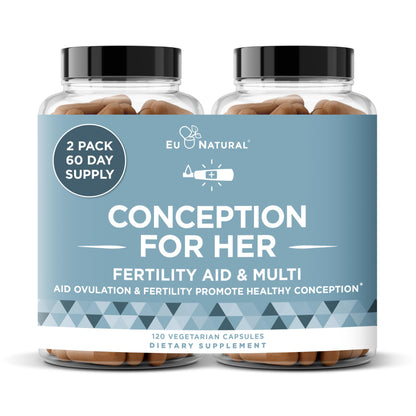 Suplementos de fertilidad Conception para mujeres frasco