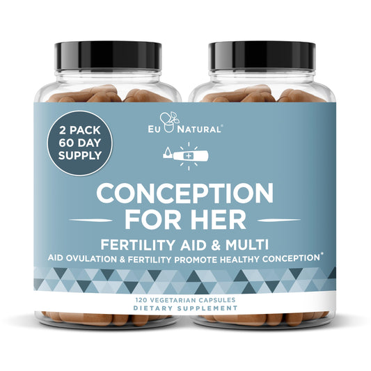 Suplementos de fertilidad Conception para mujeres frasco